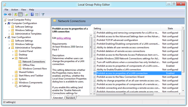 Local Group Policy Probihit