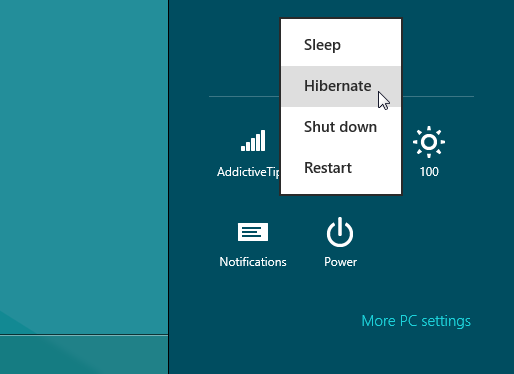 Hibernate Window