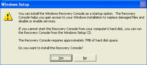 recovery Console