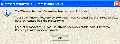 Recovery Console